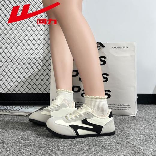 回力女鞋小白鞋女2025秋季百搭休闲运动鞋网红软底轻便芭蕾德训鞋 商品图4