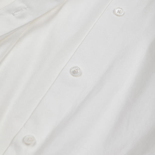 ROMI STUDIO“极简随性”轻酵洗棉质铝丝领口直身衬衫 RWCWSG7052 商品图5