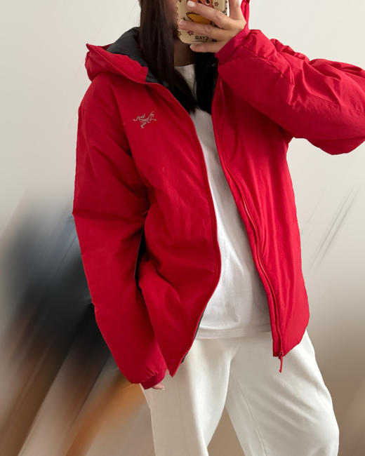 中性款防风防泼水连帽棉服ho003 商品图3