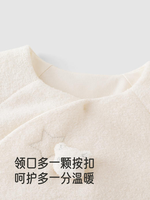 英氏婴儿连体衣夹棉爬服保暖秋冬新款睡衣可爱熊哈衣YLHAJ3R028A 商品图2