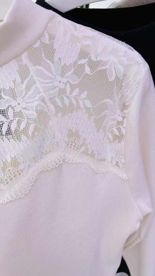 羊绒蛋白发热衣蕾丝镂空小性感内穿外搭16635126 商品图4