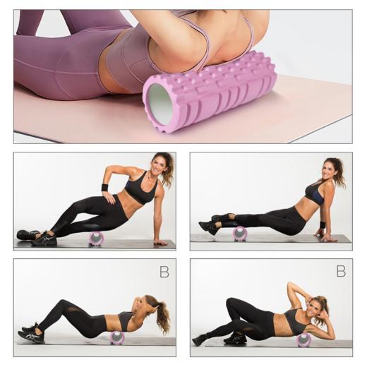 美国 高品质瑜伽狼牙泡沫轴 按摩放松肌肉 商品图3