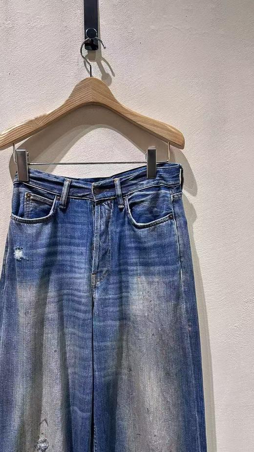 女款做旧牛仔裤长裤la001 商品图2