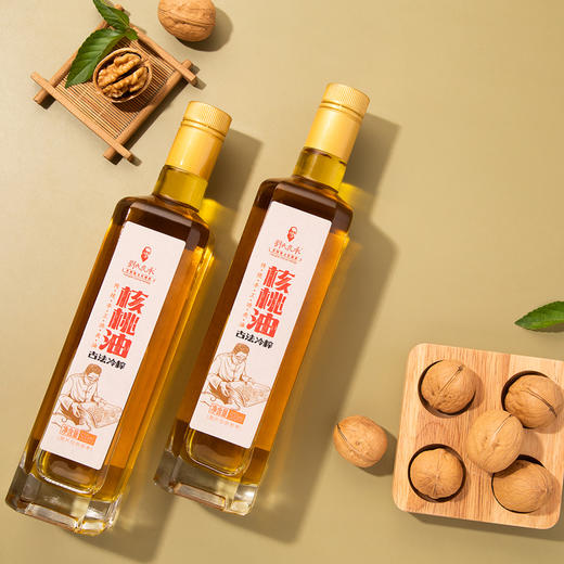 刘氏良承 古法核桃油 特级初榨礼盒500ml*2-YGF 商品图2