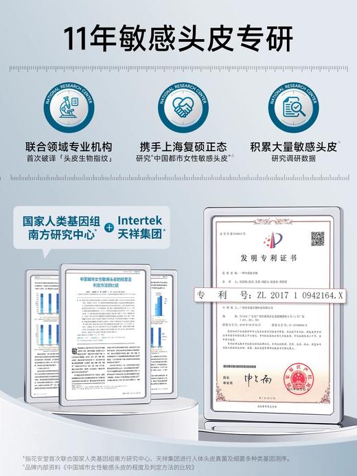 瑞士豌豆苗防脱洗发水强韧发根控油蓬松女男Fortro赋强育发洗发露 商品图8