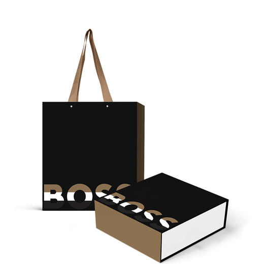 18059-HBPJ-007- BOSS Double B LOGO提花羊毛披肩 商品图3