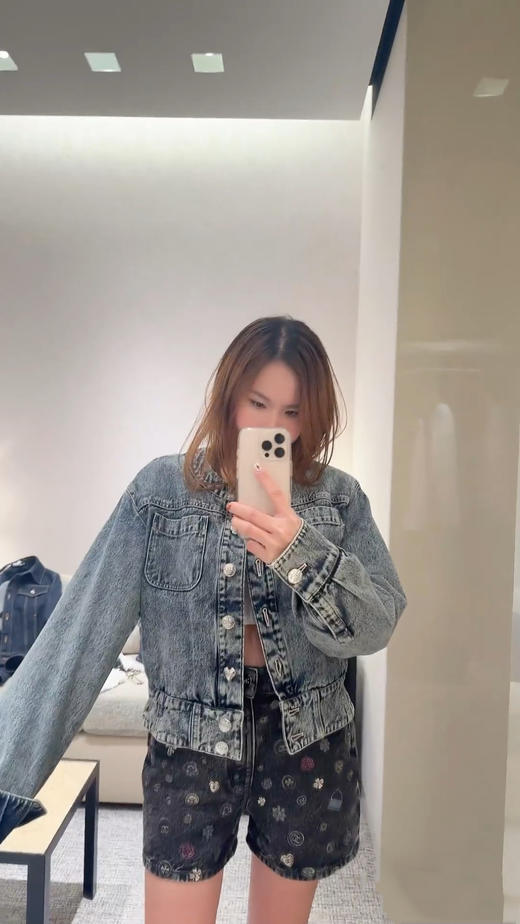 香奈儿 25秋冬新款 花布裡牛仔外套(TM) 商品图2