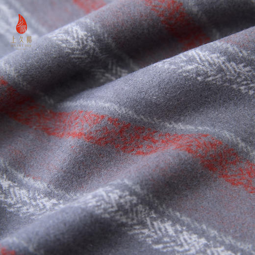 SAINTJOY/上久楷 拉绒围巾  真丝拉绒长巾  WJ3J025210003 商品图5
