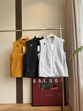 D121116新款立体小标轻便保暖修身无袖马甲男款