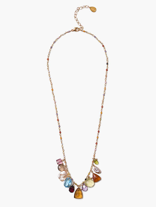 订购6周到｜Chan Luu-MELODY-石英 水晶 紫水晶 橄榄石 淡水珍珠 项链［美国设计师］ 商品图0