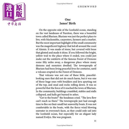 【中商原版】挫败格雷姆沃德 Gremword 英文原版 青少年读物 英语文学阅读章节小说 奇幻魔幻小说故事 进口图书 13岁以上 商品图2