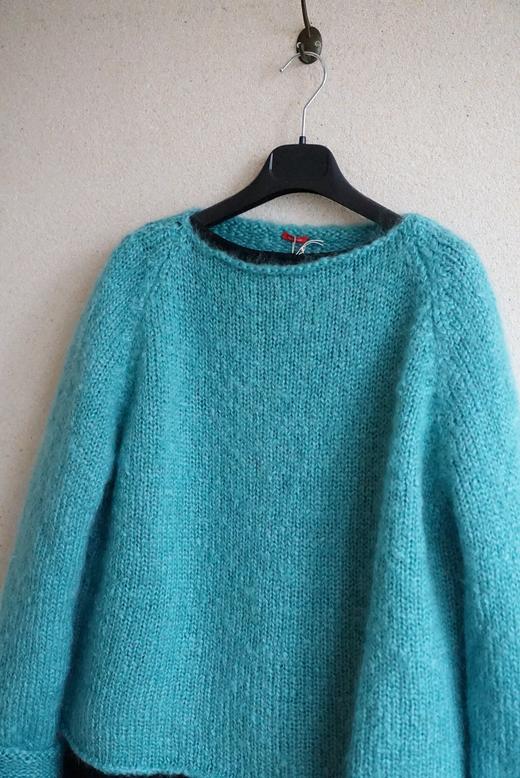 apuntob 马海毛初恋蓝毛衣 商品图12