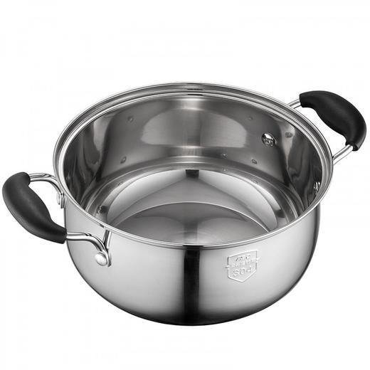 爱仕达（ASD）家用汤锅304不锈钢大容量炖锅燃气电磁炉通用加厚复底 商品图2