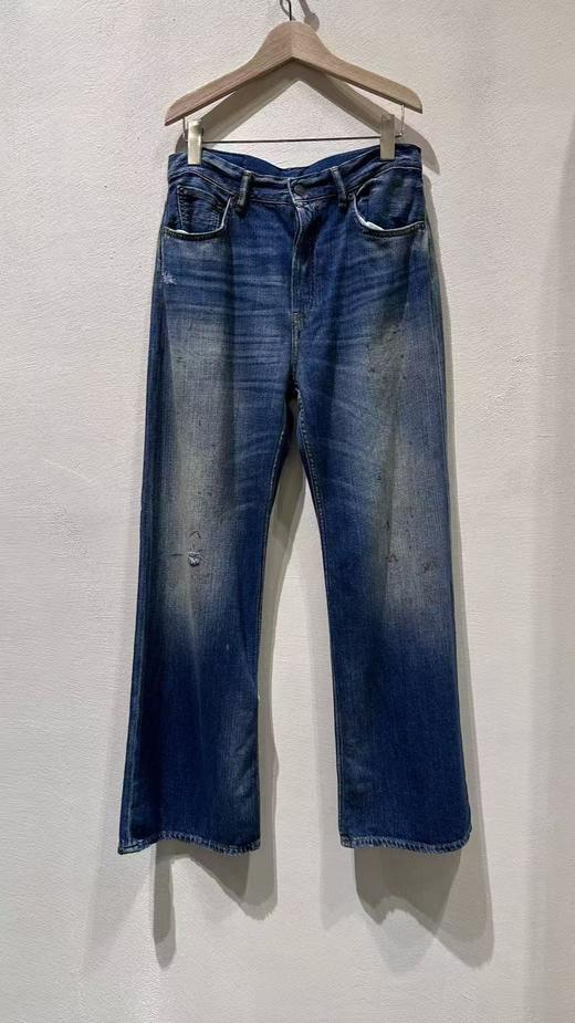 女款做旧牛仔裤长裤la001 商品图0