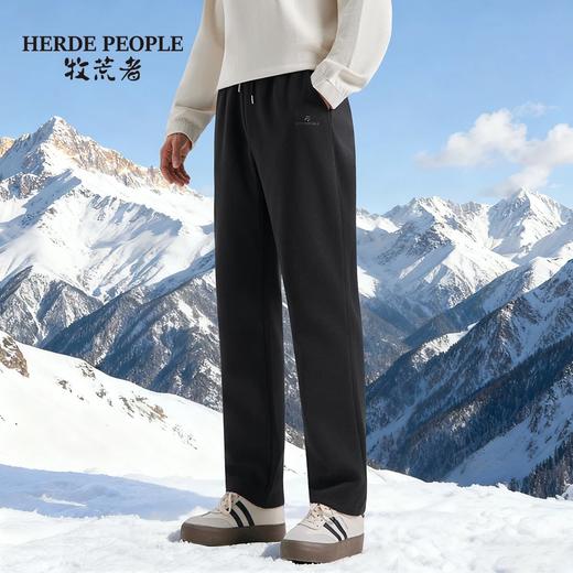 牧荒者冬季情侣款含鹅绒填充保暖加绒休闲裤长裤AK6605 商品图3