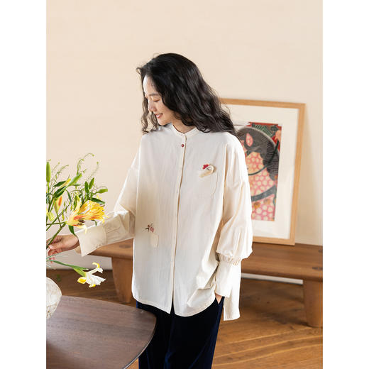 牧衣游原创 纯羊毛胸针百搭文艺小众 游里【不支持会员折】 商品图2