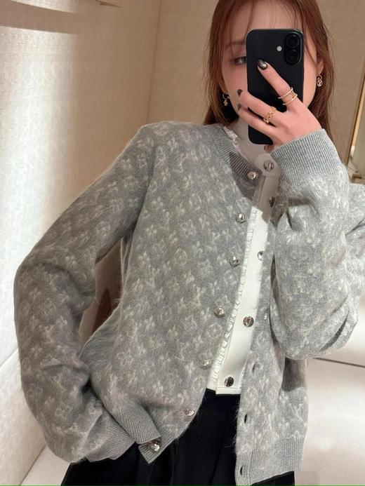 驴家 经典老花针织开衫 (TM) 商品图5