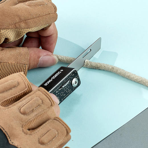 瑞士科技Swiss+Tech多功能军刀工具刀户外便携折叠剪刀随身小刀 商品图5