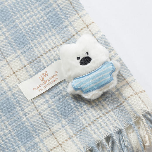 卡通立体学院风格纹围巾-纪念日百货门店同款167844310 商品图2