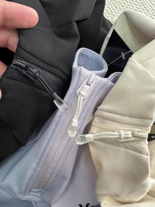 D121151轻量透气户外运动登山徒步半拉链女款长袖抓绒衣 商品图6