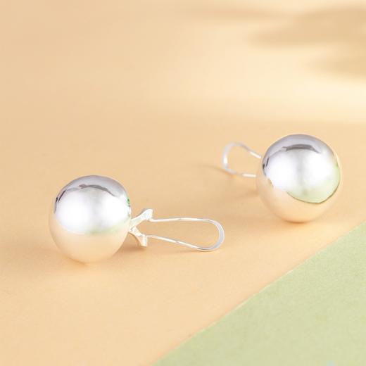 【怡人】S925银个性时尚光面半球设计耳饰【SCH-SY32848】 商品图3