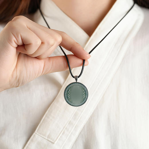 原创国风翡翠影雕北斗十二生肖吊坠男女同款本命吊坠 商品图6