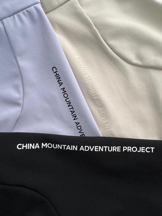 D121151轻量透气户外运动登山徒步半拉链女款长袖抓绒衣 商品图5