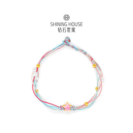 【定价黄金】【限时8折】【现货】钻石世家  足金黄金手串 #五角星#金苹果#莲花# 手串手链 淡水珍珠手链 商品图10