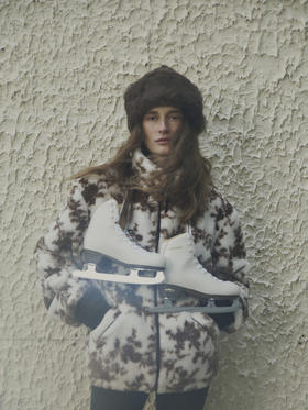 VC｜HD25018 Anette flower jacket  [ 外套 白咖 ]【HOLIDAY】