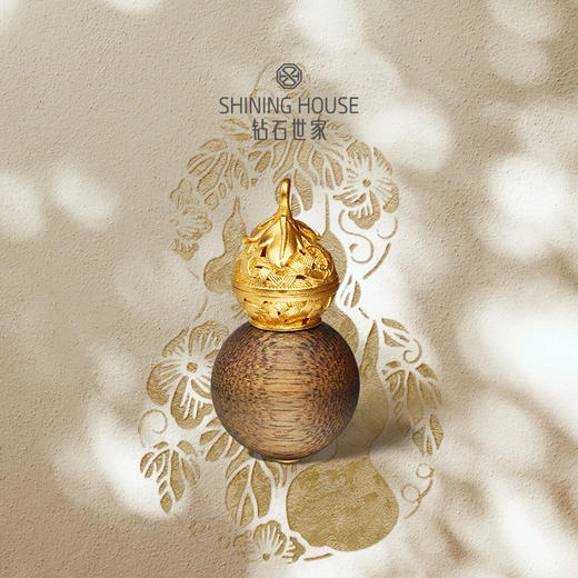 【钜惠价】【沉香黄金】【福满厚禄系列】钻石世家 足金吊坠 花丝葫芦足金沉香吊坠（配绳）  古法黄金黄金吊坠挂坠【黄金产品不支持无理由退换货】预计3-5天发货 商品图4