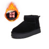 新款雪地靴女2025冬季厚底棉靴百搭马丁靴女加绒保暖女靴百搭鞋子 商品缩略图4