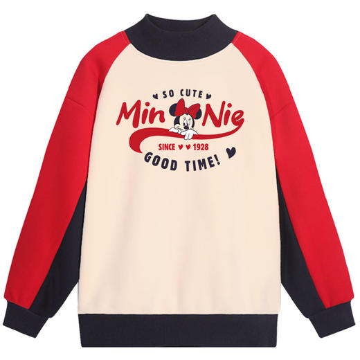 贝田2024新款冬季女童加绒卫衣加厚一体保暖秋冬款洋气女孩上衣潮 商品图4