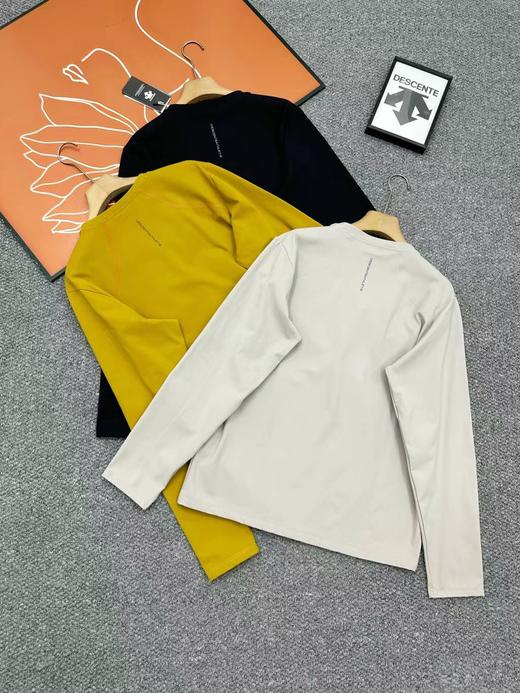 D121158户外休闲男女款圆领薄绒打底衫长袖上衣 商品图7