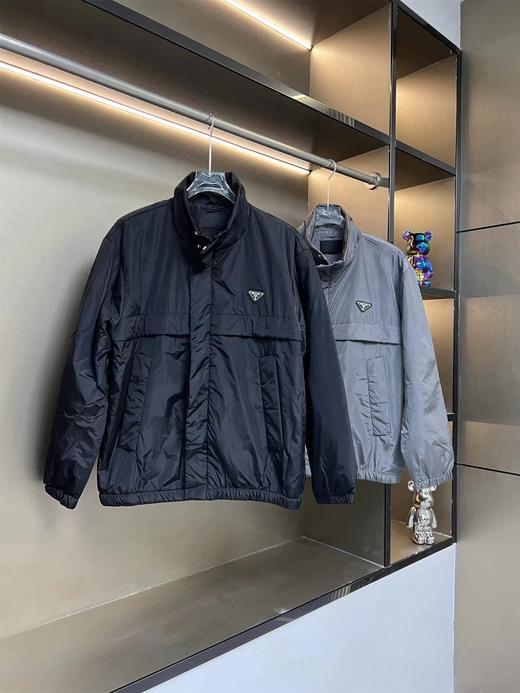 D121141新款三角标情侣休闲棉衣外套棉服 商品图3