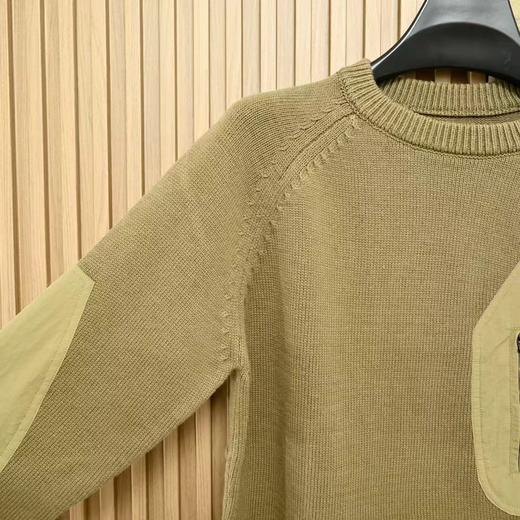 D121144男士后背5D凹凸大鸟贴袋针织衫毛衣 商品图8