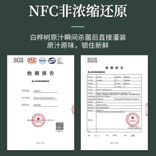 白桦小镇白桦树汁320ml*12瓶 商品图4