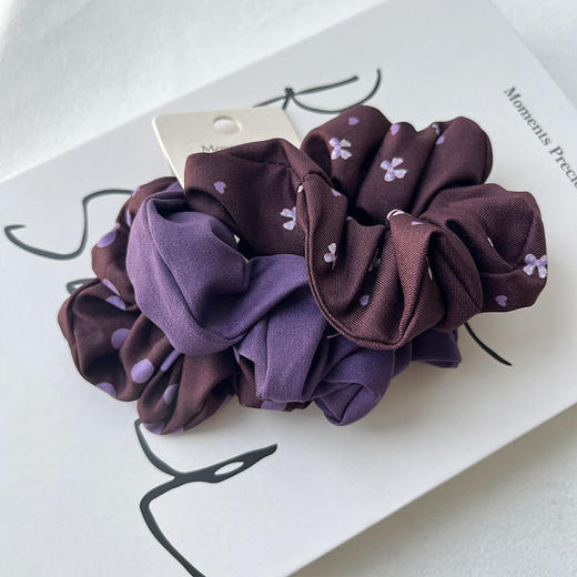 韩系紫色波点大肠圈混款组合肠圈-纪念日百货门店同款167748731 商品图2