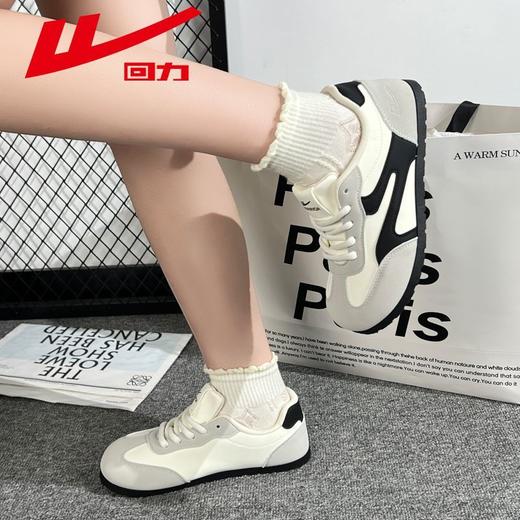 回力女鞋小白鞋女2025秋季百搭休闲运动鞋网红软底轻便芭蕾德训鞋 商品图8