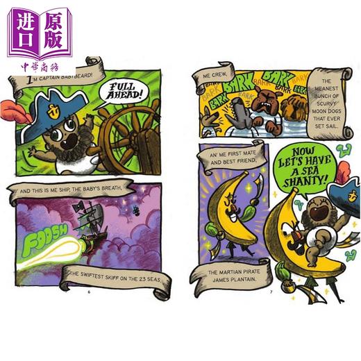 【中商原版】宇宙第一猫4 The First Cat in Space and the Baby Pirate's Revenge 英文原版 儿童图画小说 绘本故事 进口童书 商品图3