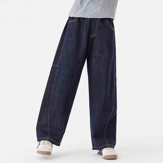 裁缝学苑TQ187儿童加绒牛仔裤弯刀裤纸样裤子童装新款打版裁剪图纸 商品图1