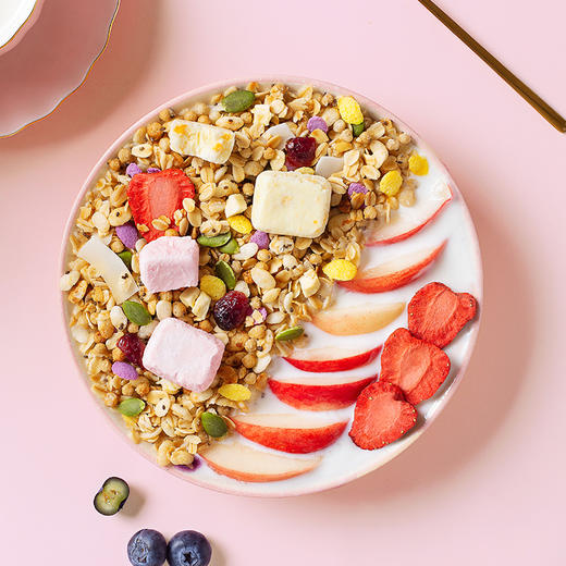 【好麦多】酸奶桃桃奇亚籽水果麦片330g 商品图6