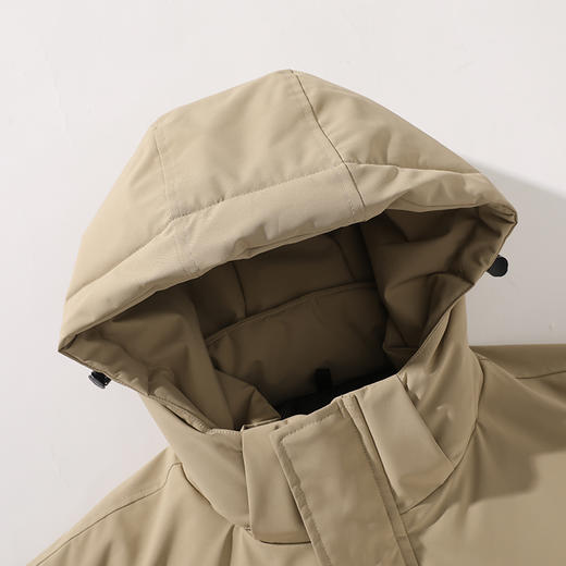 【硬汉风格 防风锁温 耐磨抗撕裂】冬季防风连帽石墨烯大码棉服 （B1-M5311） 商品图7