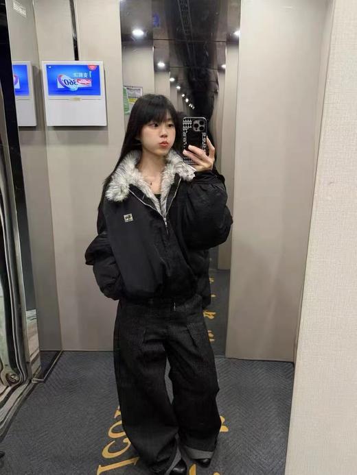 D121138狼王座山雕锁温保暖防风哈灵顿棉服棉衣 商品图14