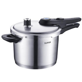 苏泊尔（SUPOR）304不锈钢高压锅复底压力锅22CM 6L(适合2-5人)YW22L1