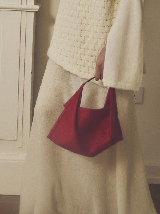 VC｜HD25020 Sigrid silk bag [ 手包 红 / 黑 ]【HOLIDAY】 商品图0