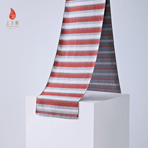 SAINTJOY/上久楷 拉绒围巾  真丝拉绒长巾  WJ3J025210003 商品图1