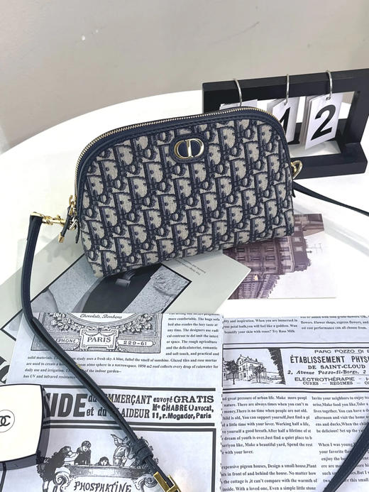 Dior 老花 贝壳 化妆包 商品图0