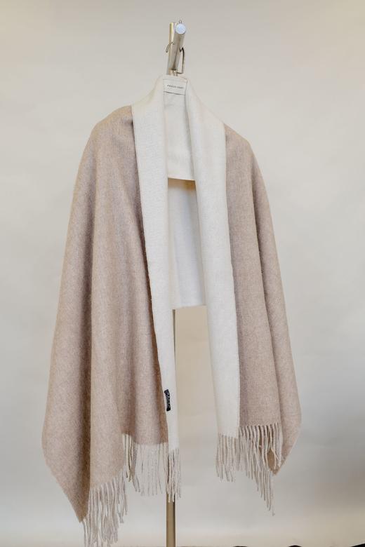 MAISON COVET 纯山羊绒双面披肩 商品图1