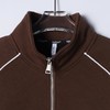 WT228SDSA男士秋冬新款痞帅男装潮牌拉条绒面拉链立领卫衣百搭时尚上衣 商品缩略图2