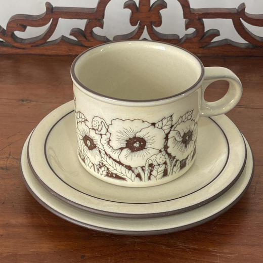 英国Hornsea  CORNROSE 咖啡杯碟三件套 商品图1